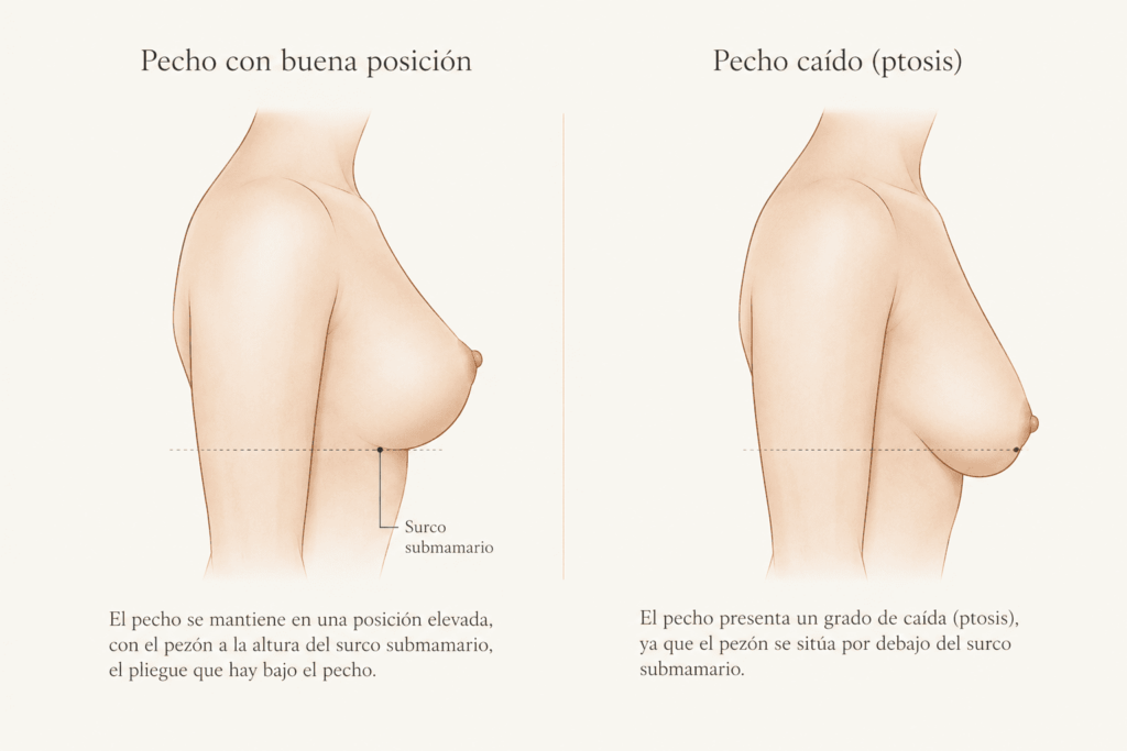 Aumento de pecho o mastopexia con prótesis: diferencias